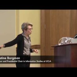 Christine Borgman - Yahoo Seminar Series 